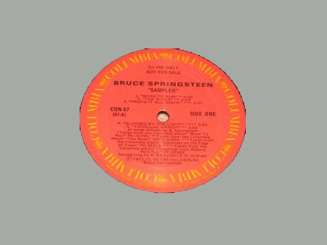 Bruce Springsteen - BRUCE SPRINGSTEEN SAMPLER